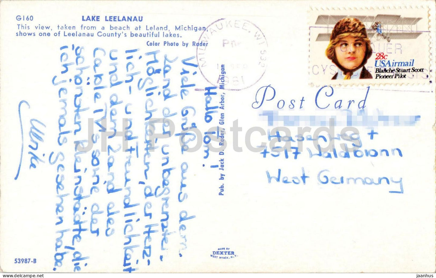 Lake Leelanau - Leland Michigan - Boot - 1981 - USA - gebraucht