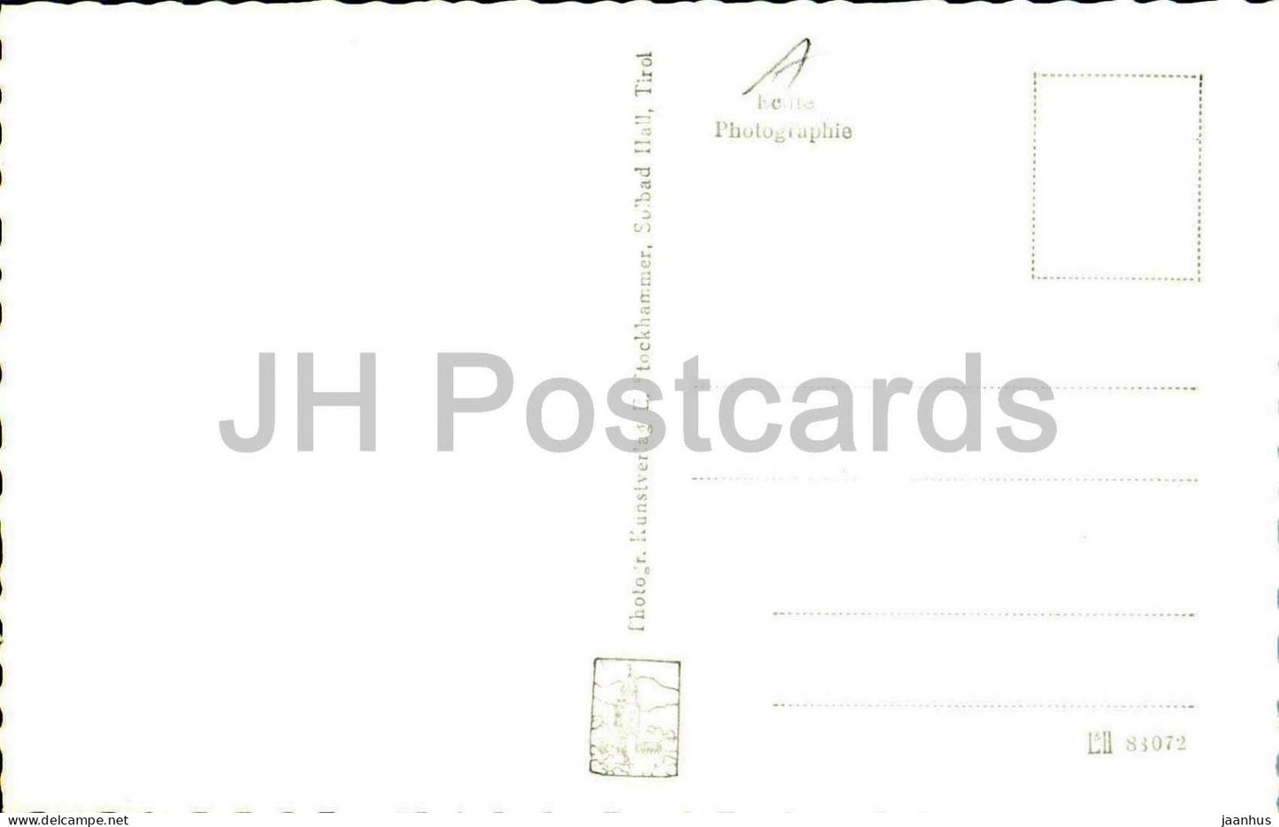 Solbad Hall in Tirol mit Bettelwurf u. Walderkamm - Berge - Alpen - 88072 - alte Postkarte - Österreich - unbenutzt