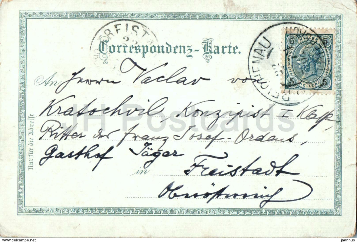 Rax 2009 m - Preinerwand - Mountain view - Alps - No. 7162 - old postcard - 1900s - Austria - used