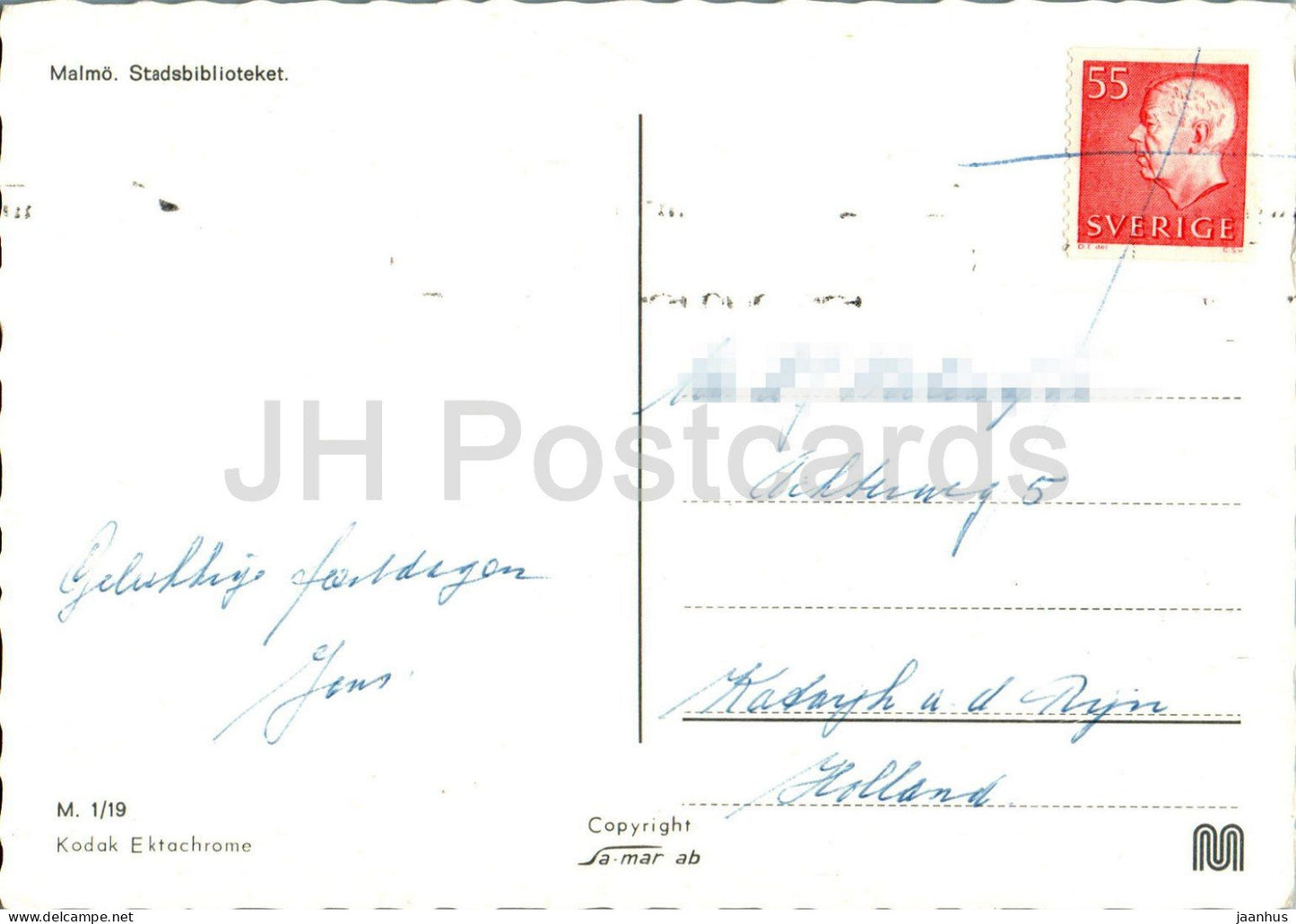 Malmö - Stadsbiblioteket - Bibliothek - 1/19 - Schweden - gebraucht