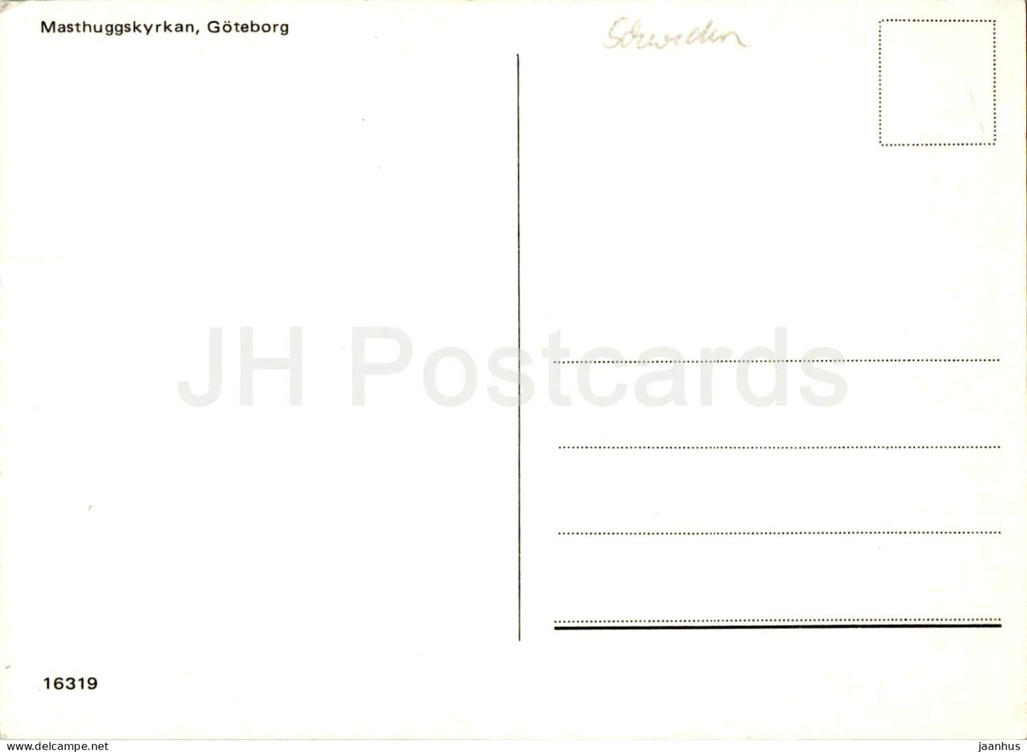 Goteborg - Masthuggskyrkan - église - 16319 - Suède - utilisé