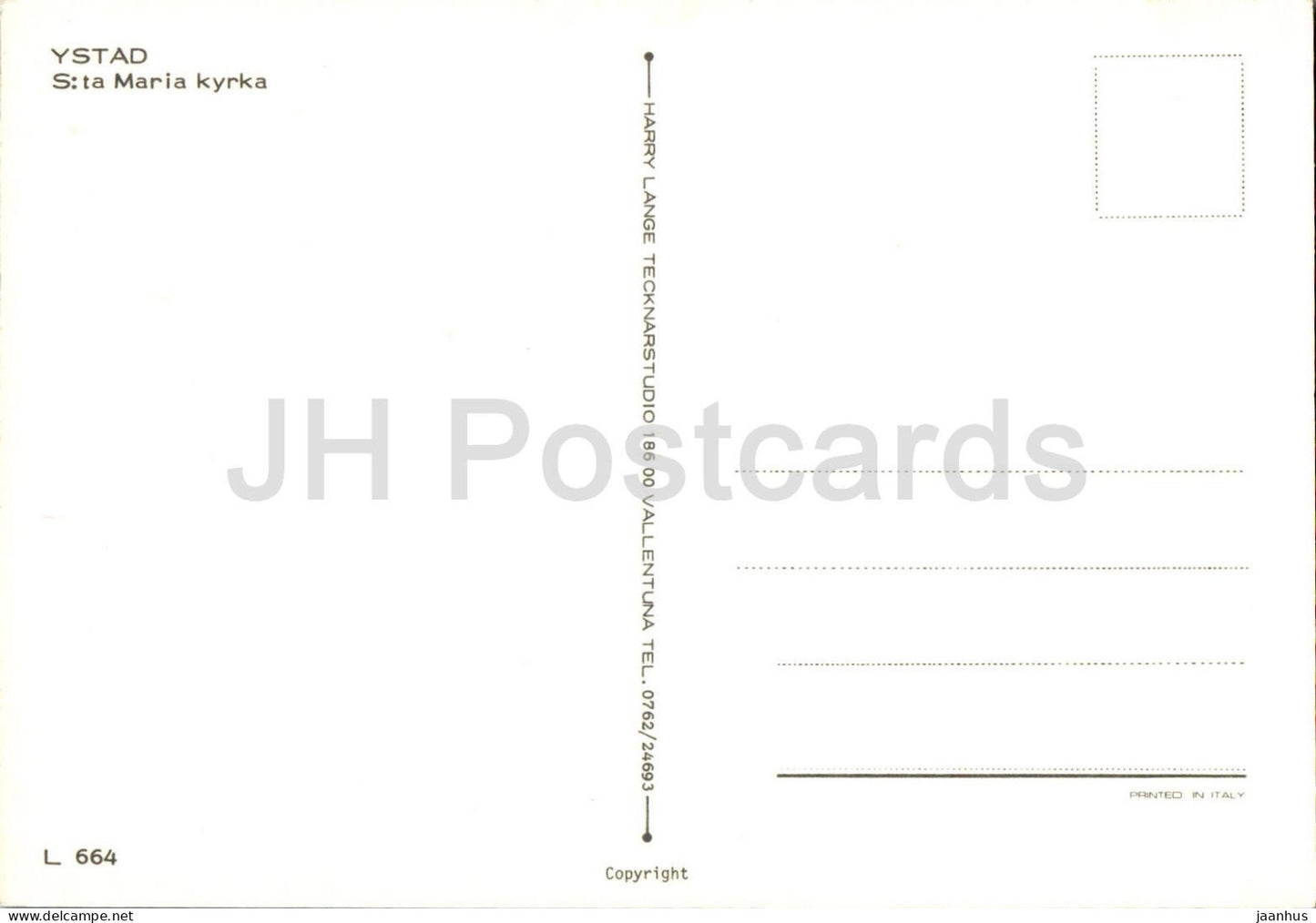 Ystad - St Maria Kyrka - church - 664 - Sweden - unused