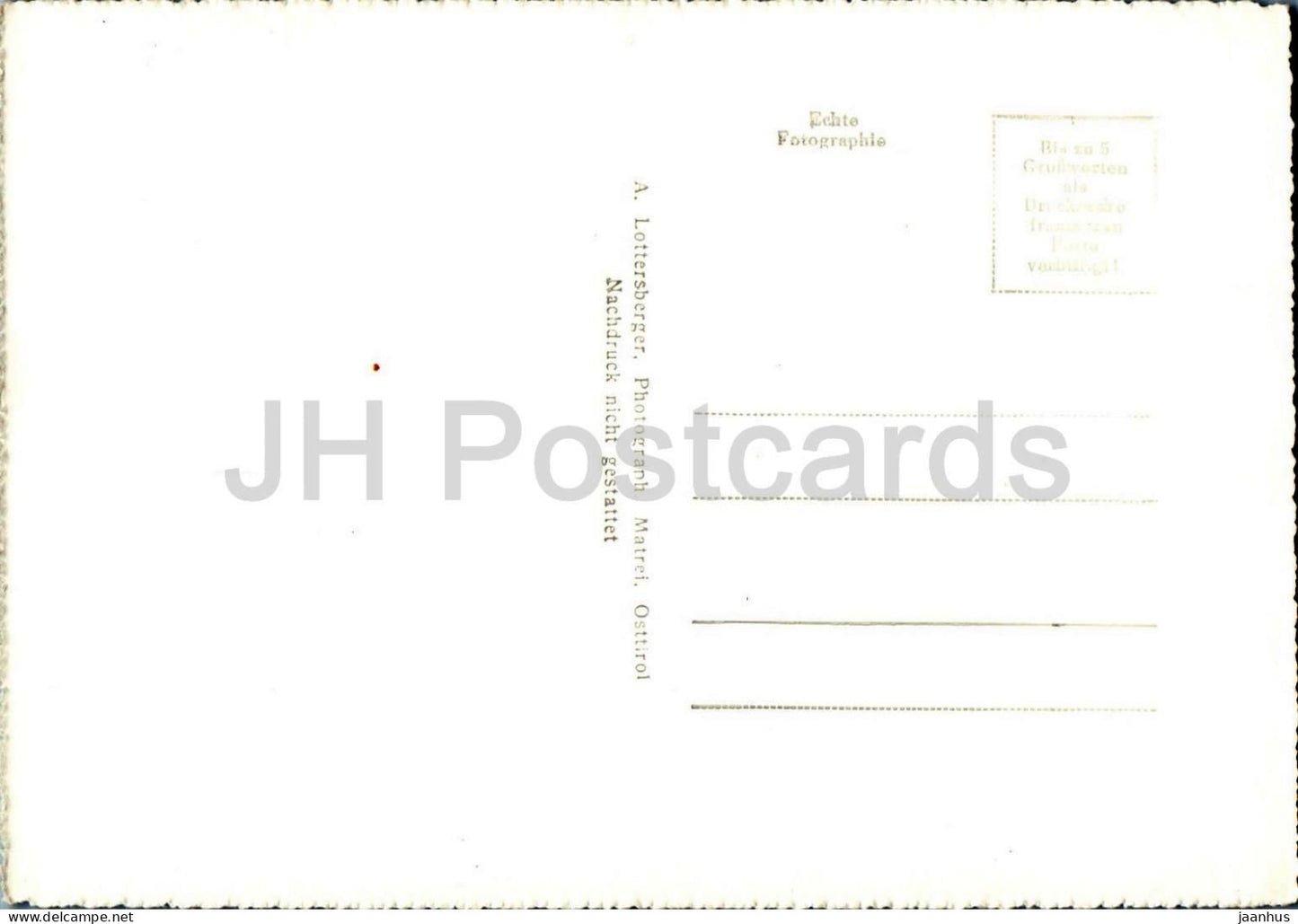 Lukasser Kreuz - Cross - mountain landscape - valley view - old postcard - Austria - unused