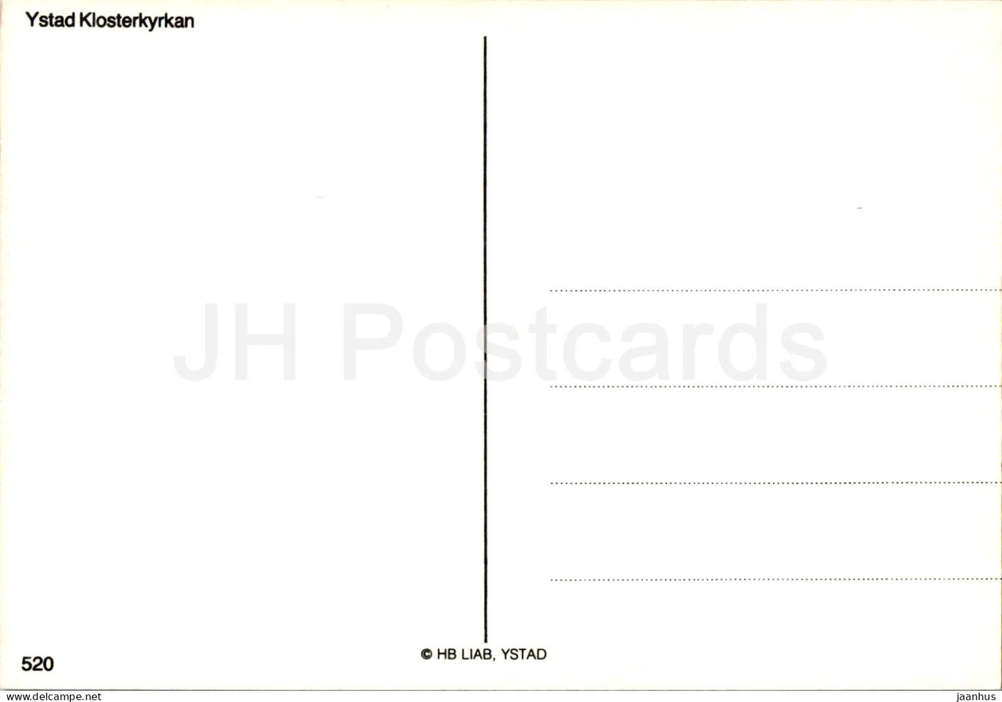 Ystad - Klosterkyrkan - church - 520 - Sweden - unused