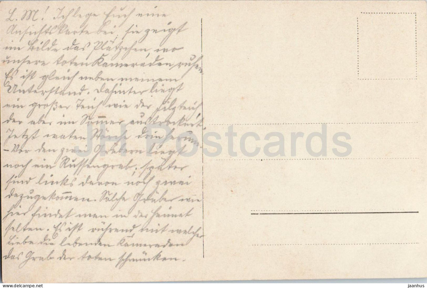 Soldiers Graves - Weltkrieg WWI - photo - old postcard - Austria - used