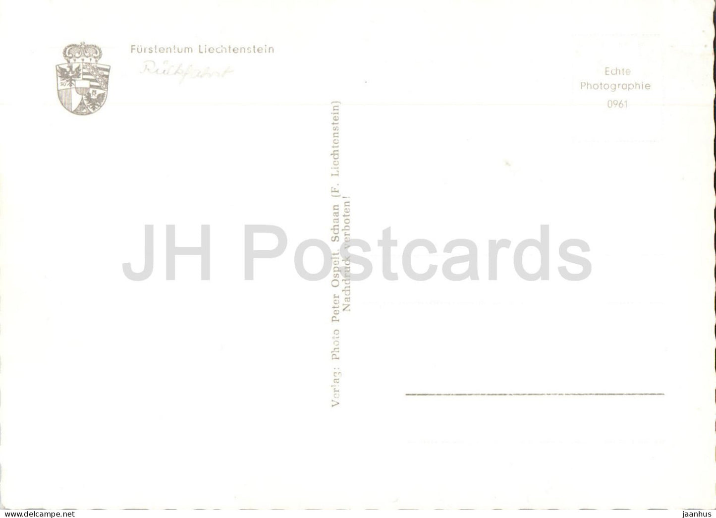 Gruss aus Vaduz - vues de la ville - château - panorama - multiview - carte postale ancienne - Liechtenstein - inutilisé