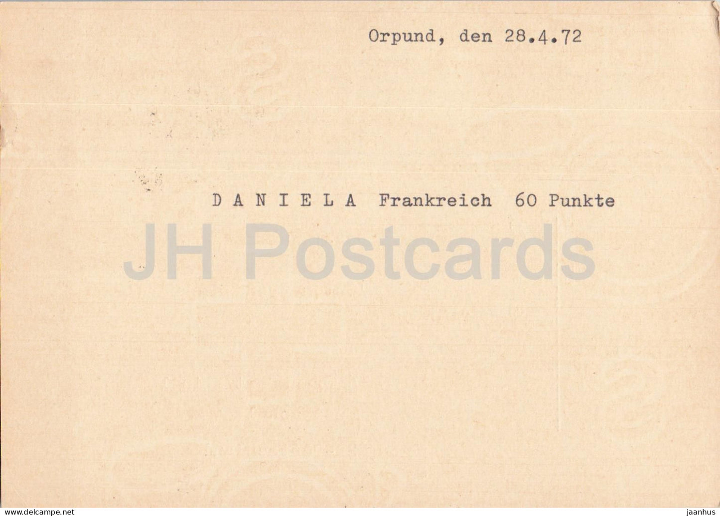 Guten Abend Nachbarn - Hessischer Rundfunk - postal stationery - 72 - 1972 - Switzerland - used