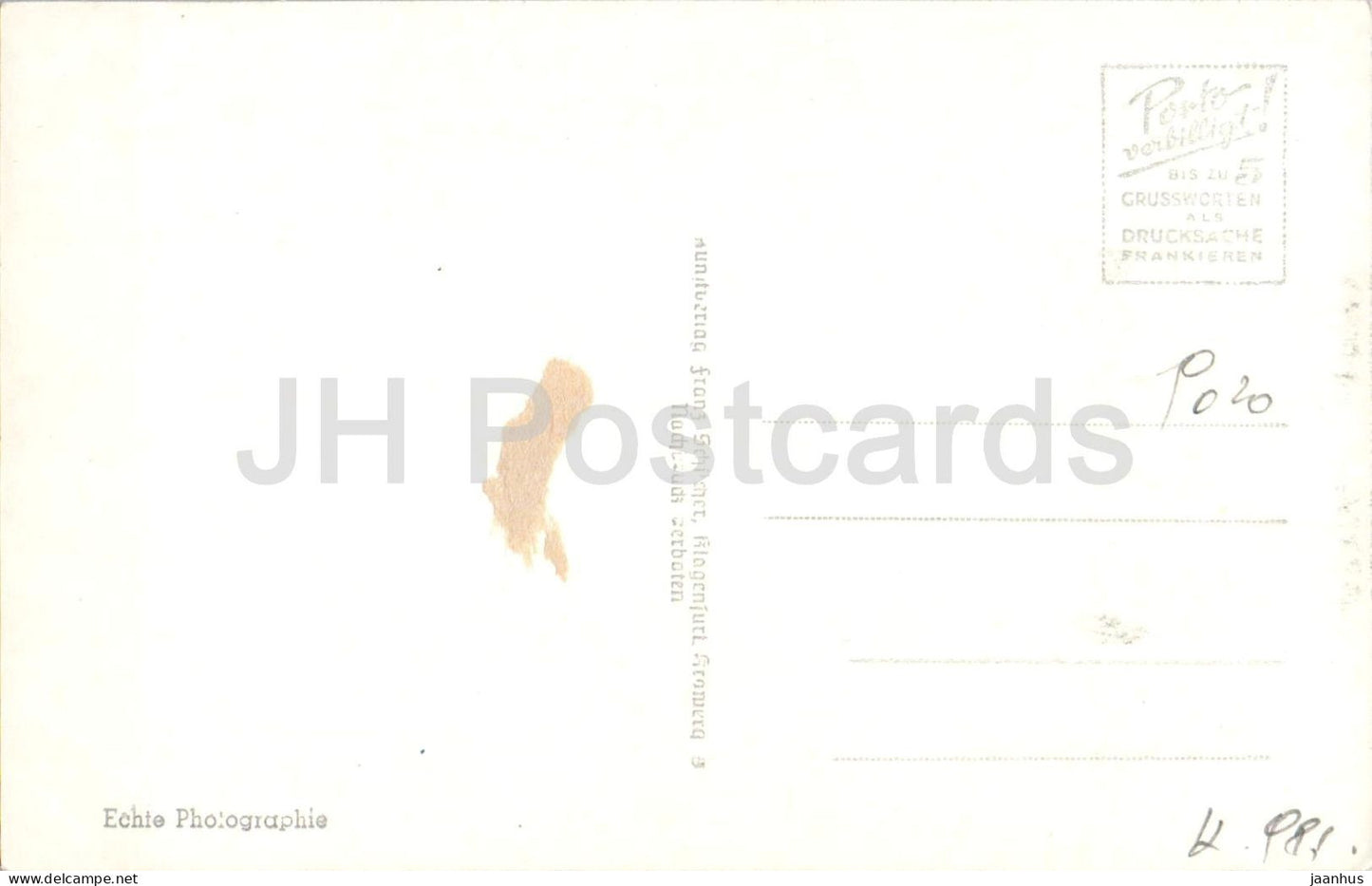 Klagenfurt - Hochstrahlbrunnen im Schubertpark - fontaine - 3205 - carte postale ancienne - Autriche - inutilisée