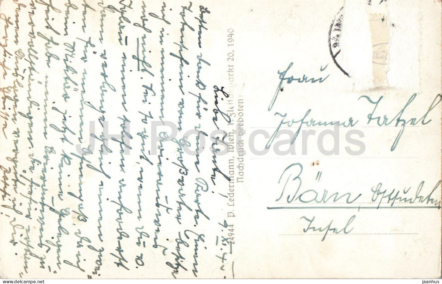 Wien - Vienna - Panorama mit Hofburg - nr 2494 - old postcard - 1940s - Austria - used