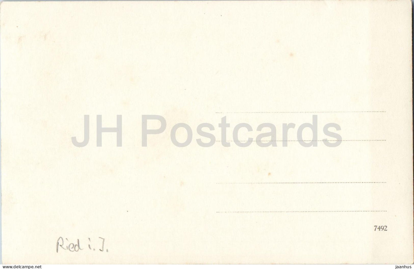 Ried im Innkreis Fischerei-u. Sportartikel Hans Egg Seilermeister - Magasin de pêche - 2 - carte postale ancienne - Autriche - inutilisé