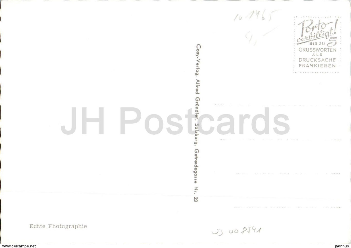 Unken bei Salzburg mit den Loferer Steinbergen - Dorf - Tal - Berge - 2372 - alte Postkarte - Österreich - unbenutzt