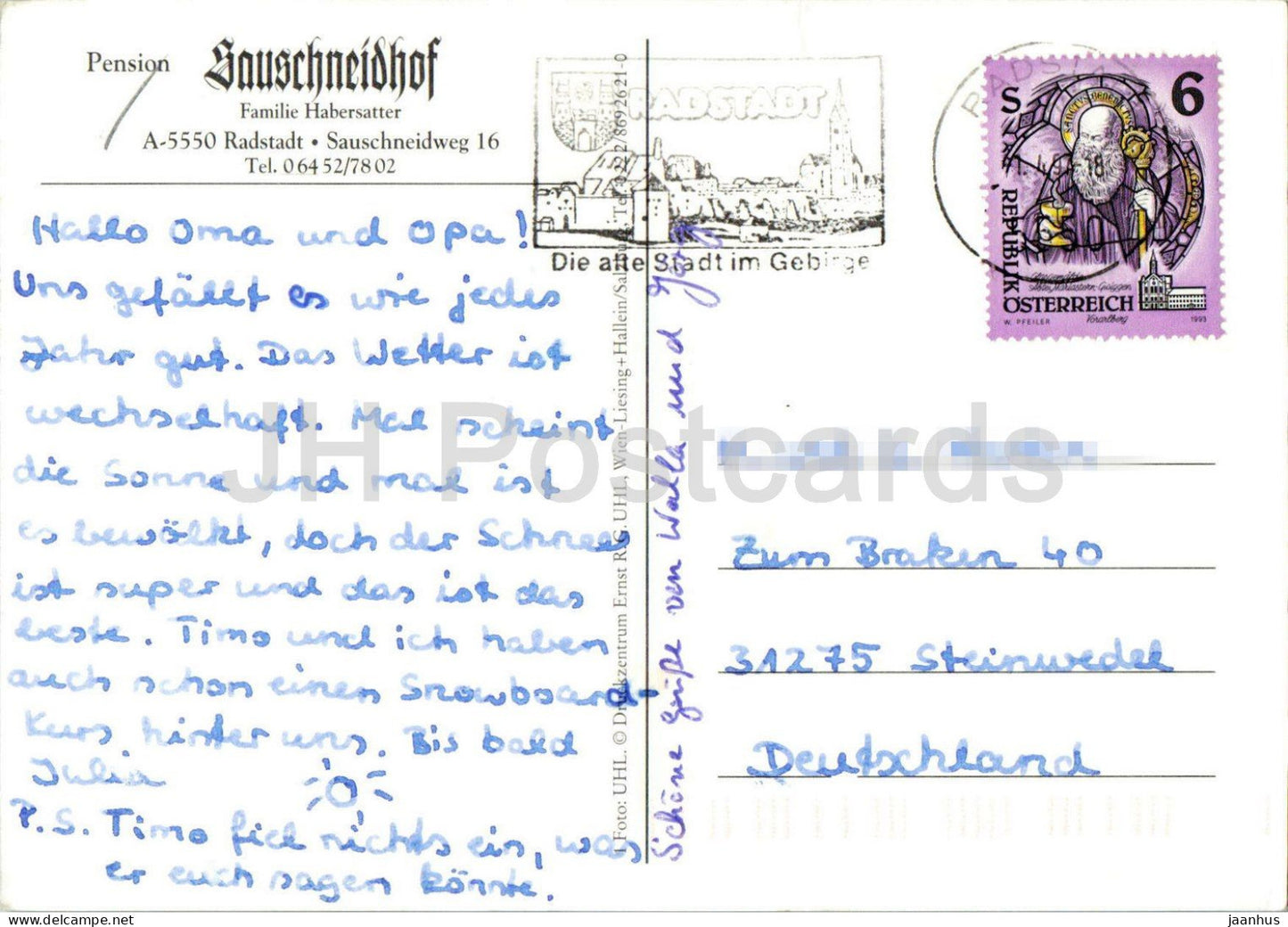 Pension Sauschneidhof - Radstadt - guesthouse - village - 1997 - Austria - used