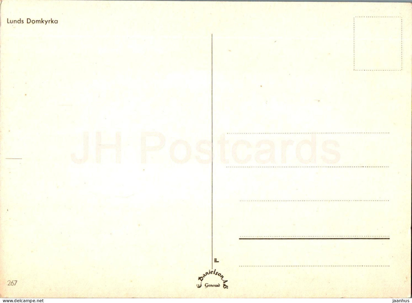Lund - Lunds Domkyrka - cathédrale - 267 - Suède - inutilisé
