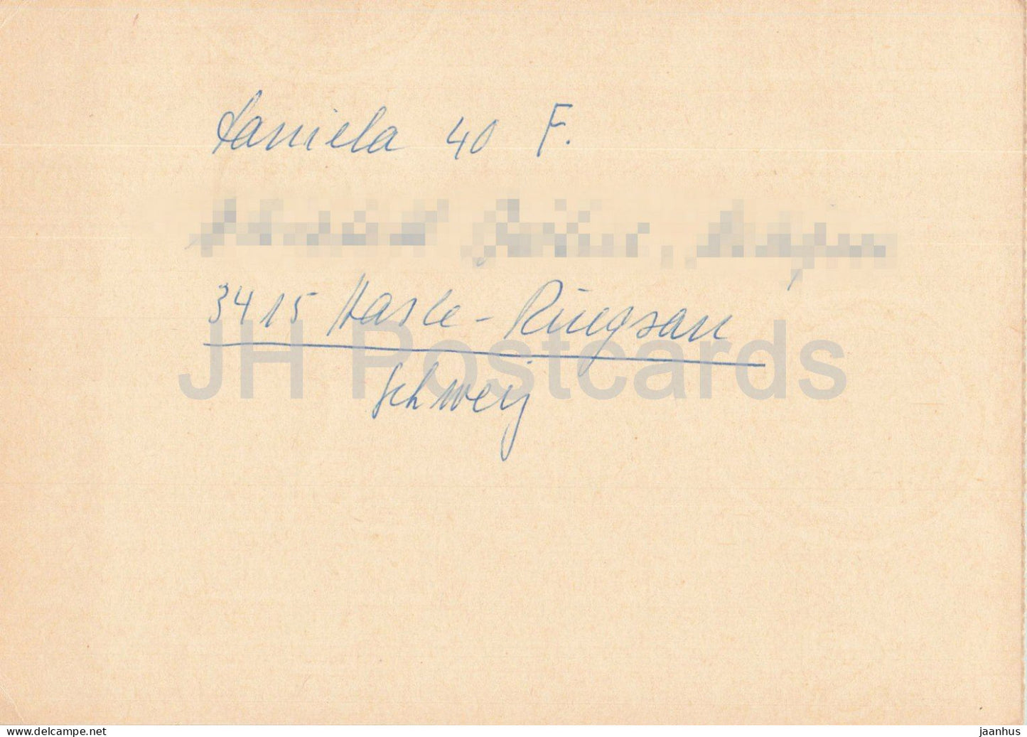 Guten Abend Nachbarn - Hessischer Rundfunk - postal stationery - 49 - 1972 - Switzerland - used