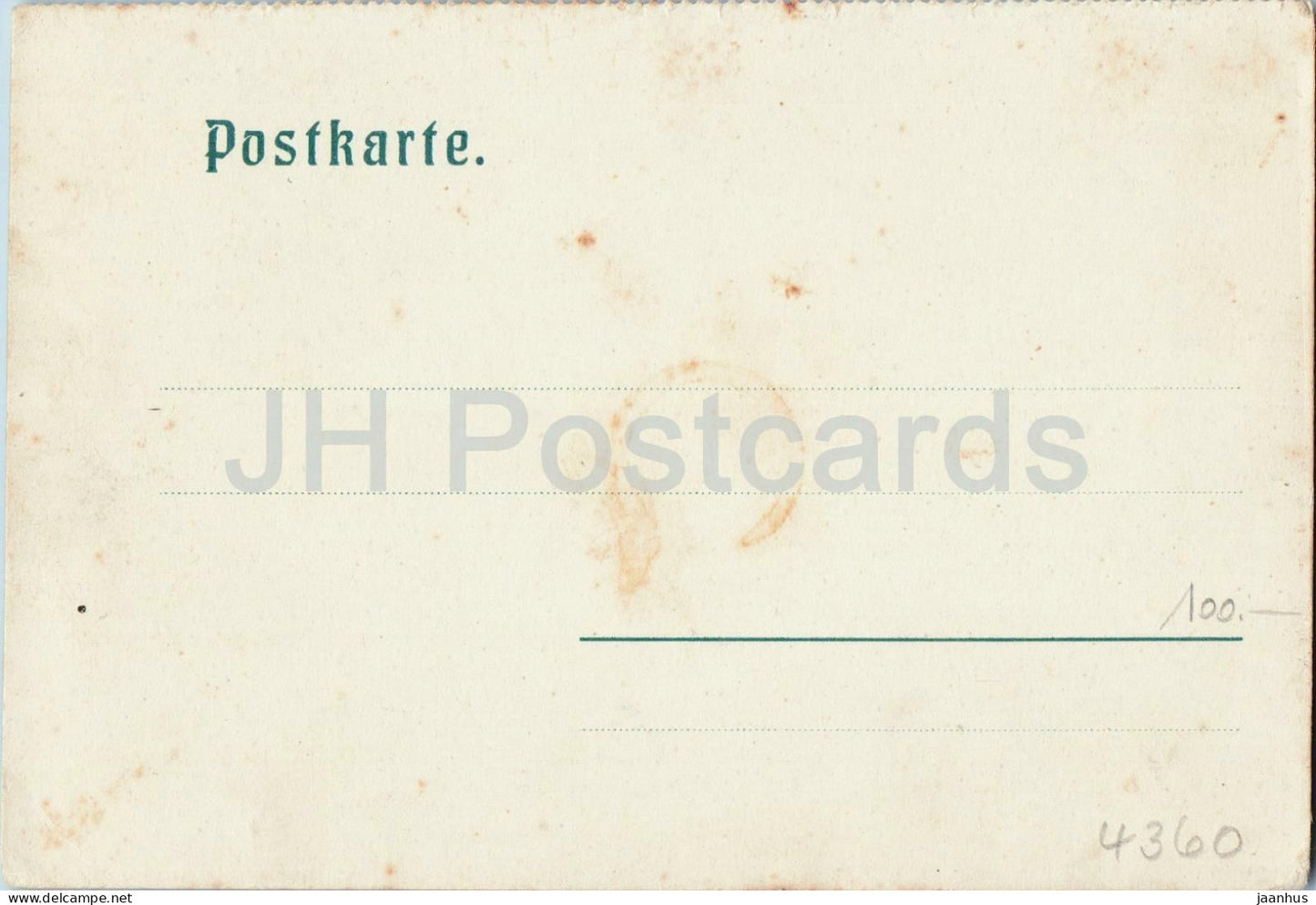 Grein ad Donau - Danube - vue panoramique de la ville - carte postale ancienne - années 1900 - Autriche - non utilisée