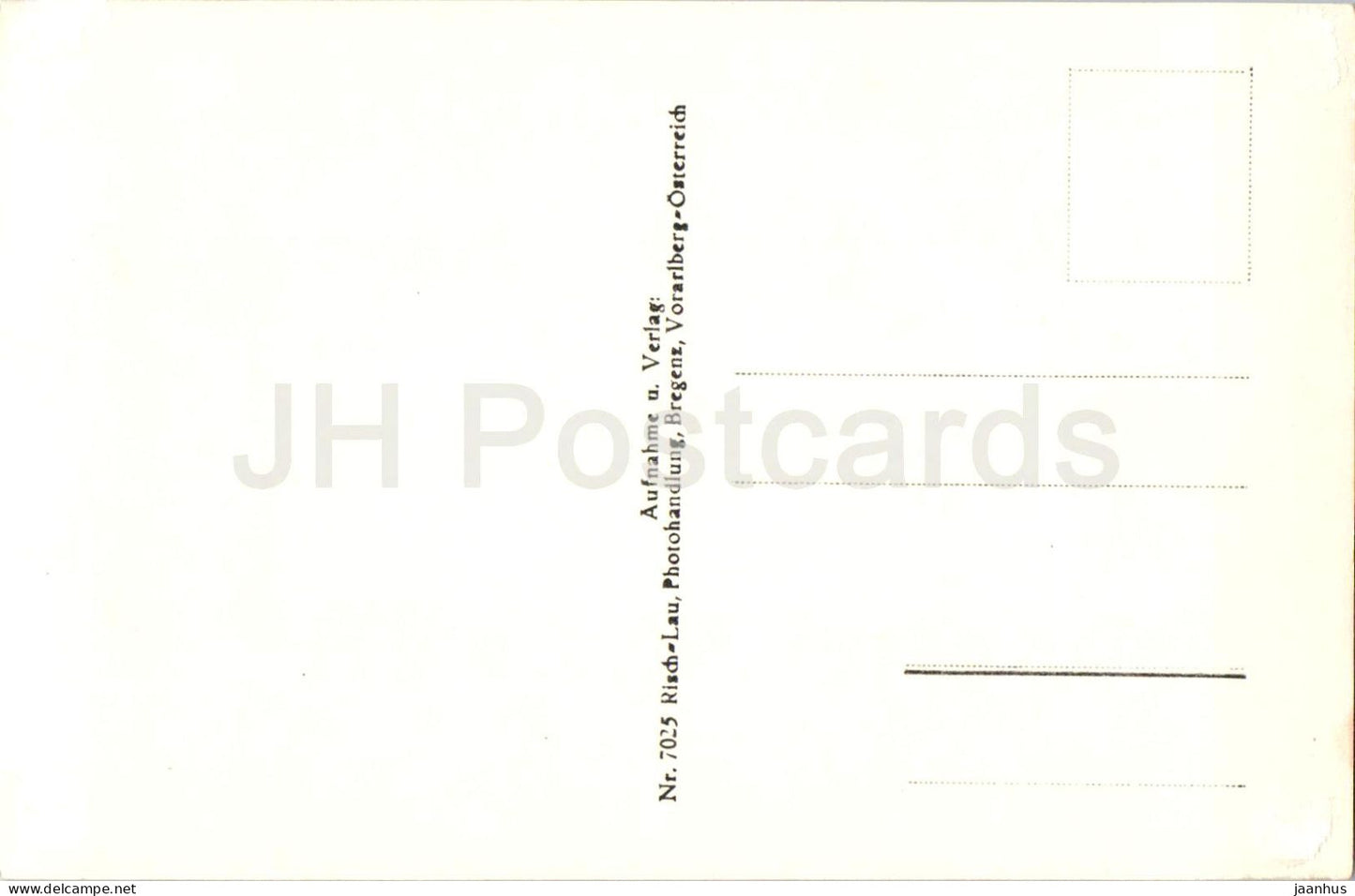 Stuben am Arlberg - Panorama with mountains - Nr. 7025 - old postcard - Austria - unused