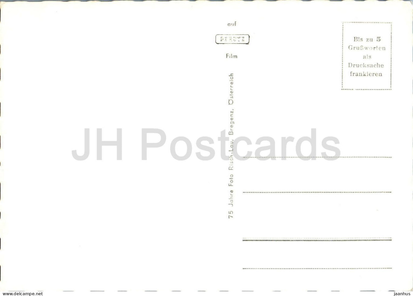 Flexenstraße - Vorarlberg - Gebirgsstraße - Alpenpassstraße - 10025 - alte Postkarte - Österreich - unbenutzt