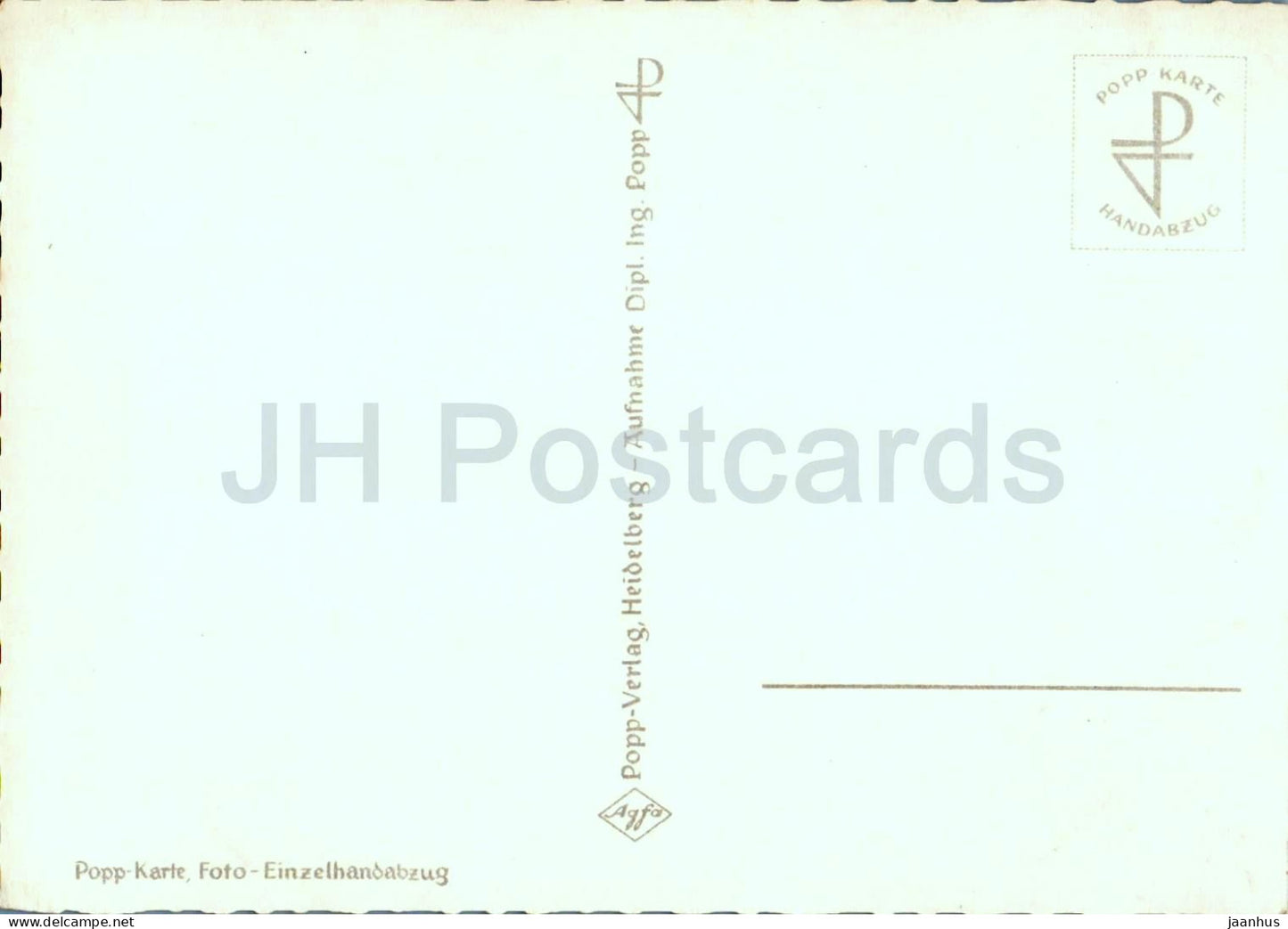 Burg Gutenberg - Castle - mountains - 2302 - old postcard - Liechtenstein - unused