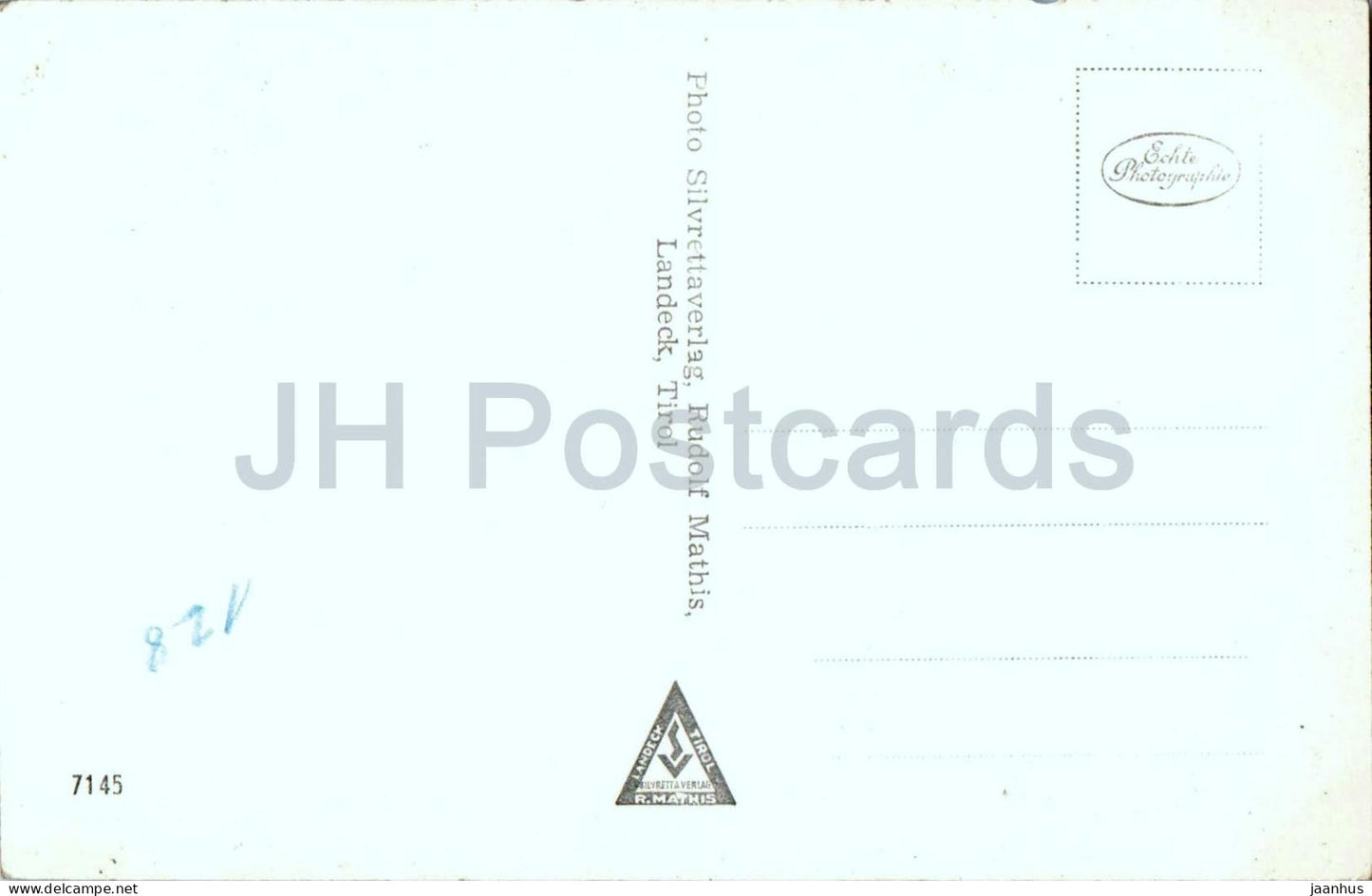 Stuben am Arlberg - Mountain village view - Alps - Nr. 7145 - old postcard - Austria - unused