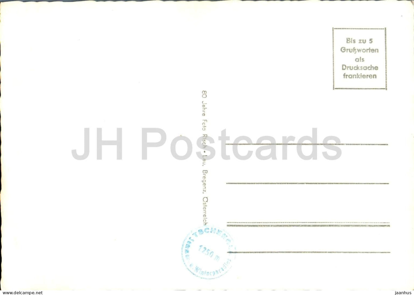 Das Brandnertal - Vorarlberg - alpine valley - villages - mountains - multiview - old postcard - Austria - unused