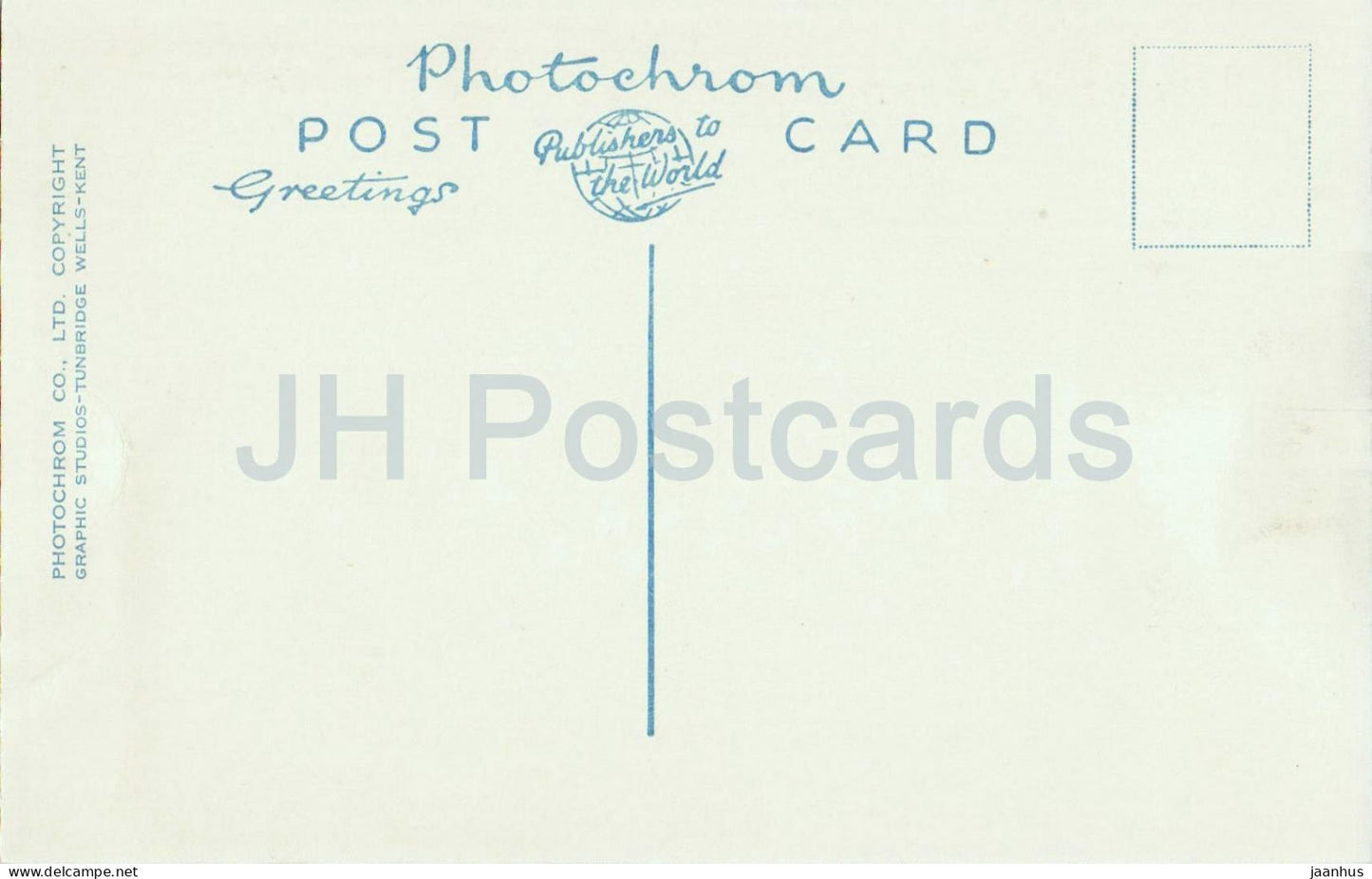 Cheddar Gorge - road - 951 - old postcard - United Kingdom - unused