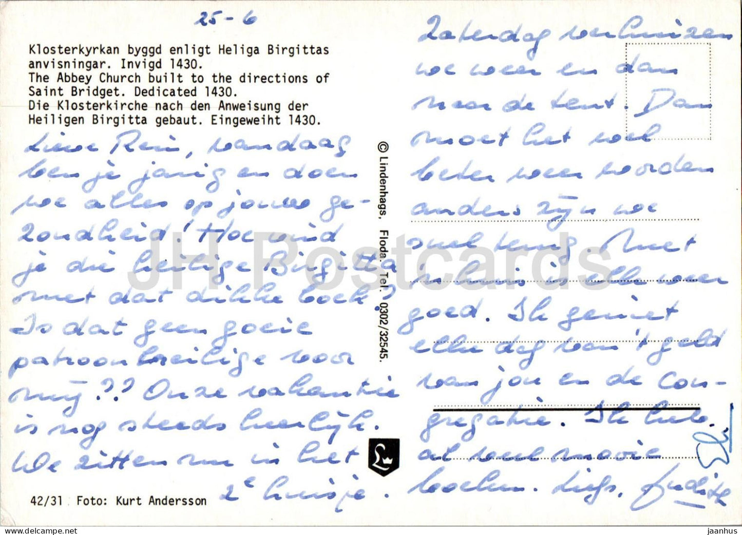 Vadstena Klosterkyrka - church - multiview - 42/31 - Sweden - used