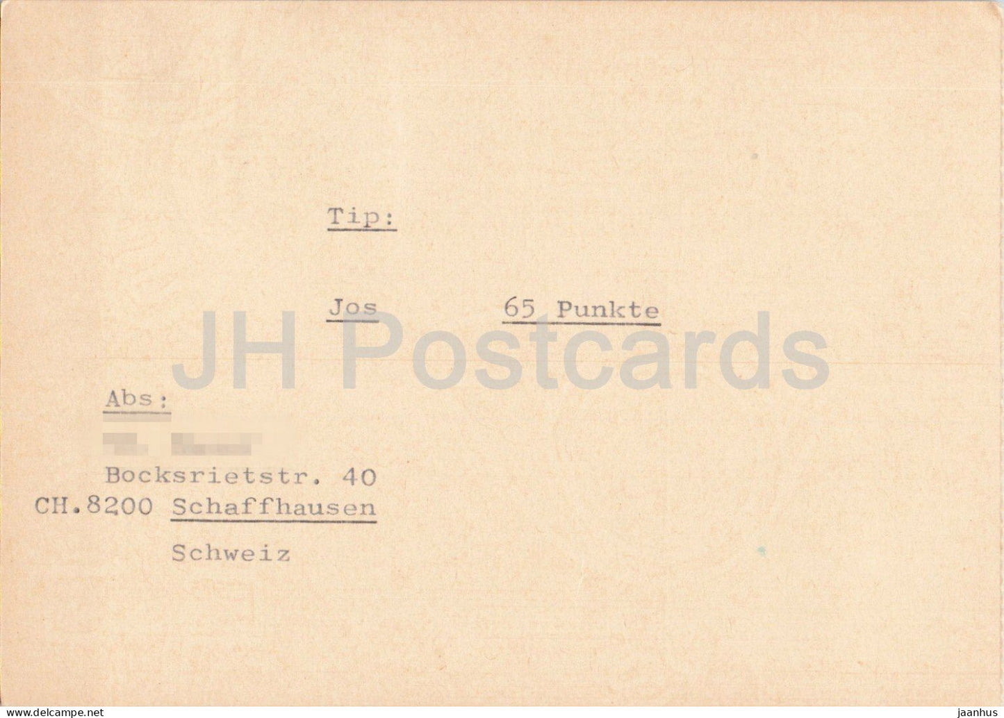 Guten Abend Nachbarn - Hessischer Rundfunk - postal stationery - 32 - 1972 - Switzerland - used