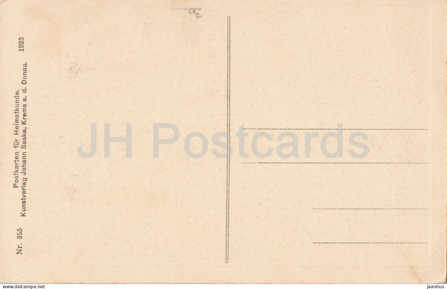 Grein ad Donau - Strudengau - Château de Greinburg - Cour du château - 355 - Carte postale ancienne - 1923 - Autriche - Non utilisée