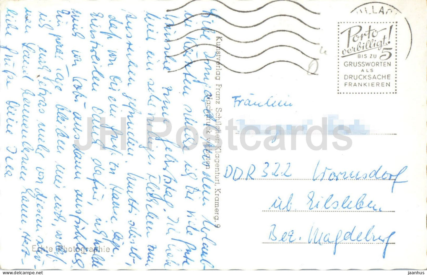 Friesach in Kärnten - Blick vom Petersberg auf den Geiersberg - Stadtansicht - Torbogen - 2261 - Österreich - gebraucht