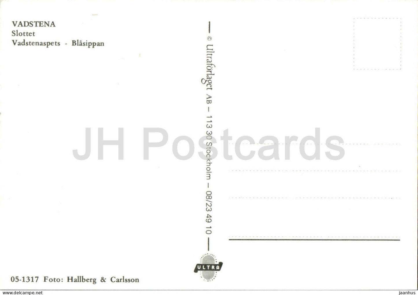 Vadstena slottet - Vadstenaspets - castle - 1317 - Sweden - unused