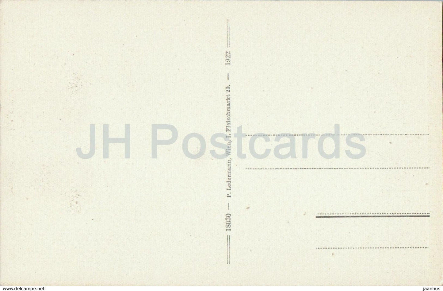 Rax 2009 m - Kahlmauer vom Kaisersteig aus - 18030 - old postcard - 1922 - Austria - unused