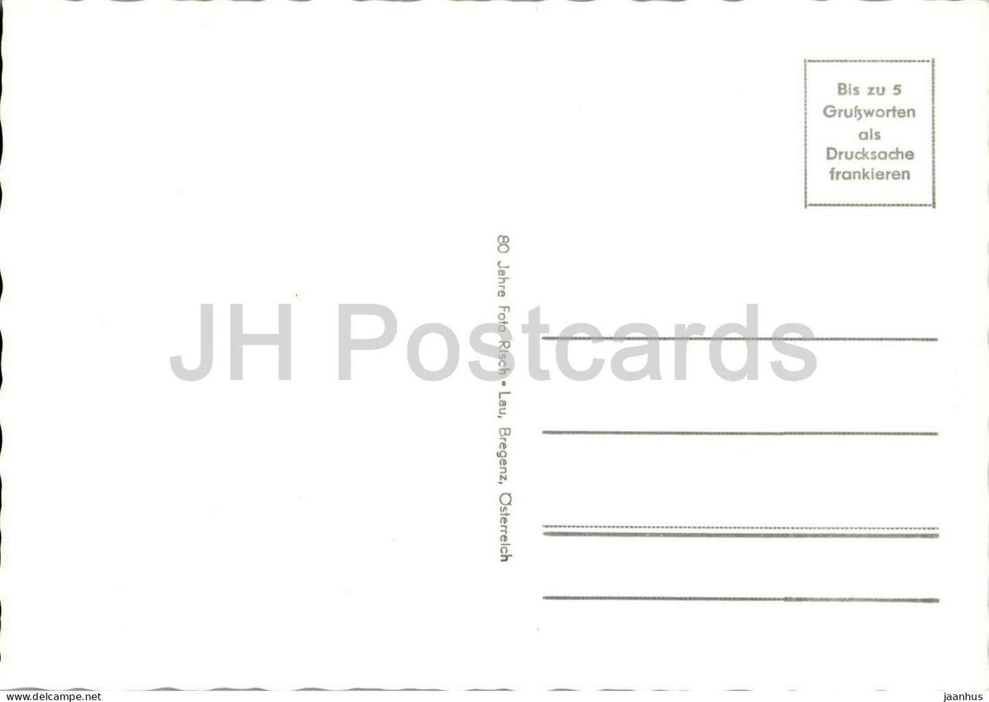 Blick vom Alpwegkopf auf Bonacker und Hochgerach - Vorarlberg - Bergpanorama 6128 - alte Postkarte - Österreich - unbenutzt