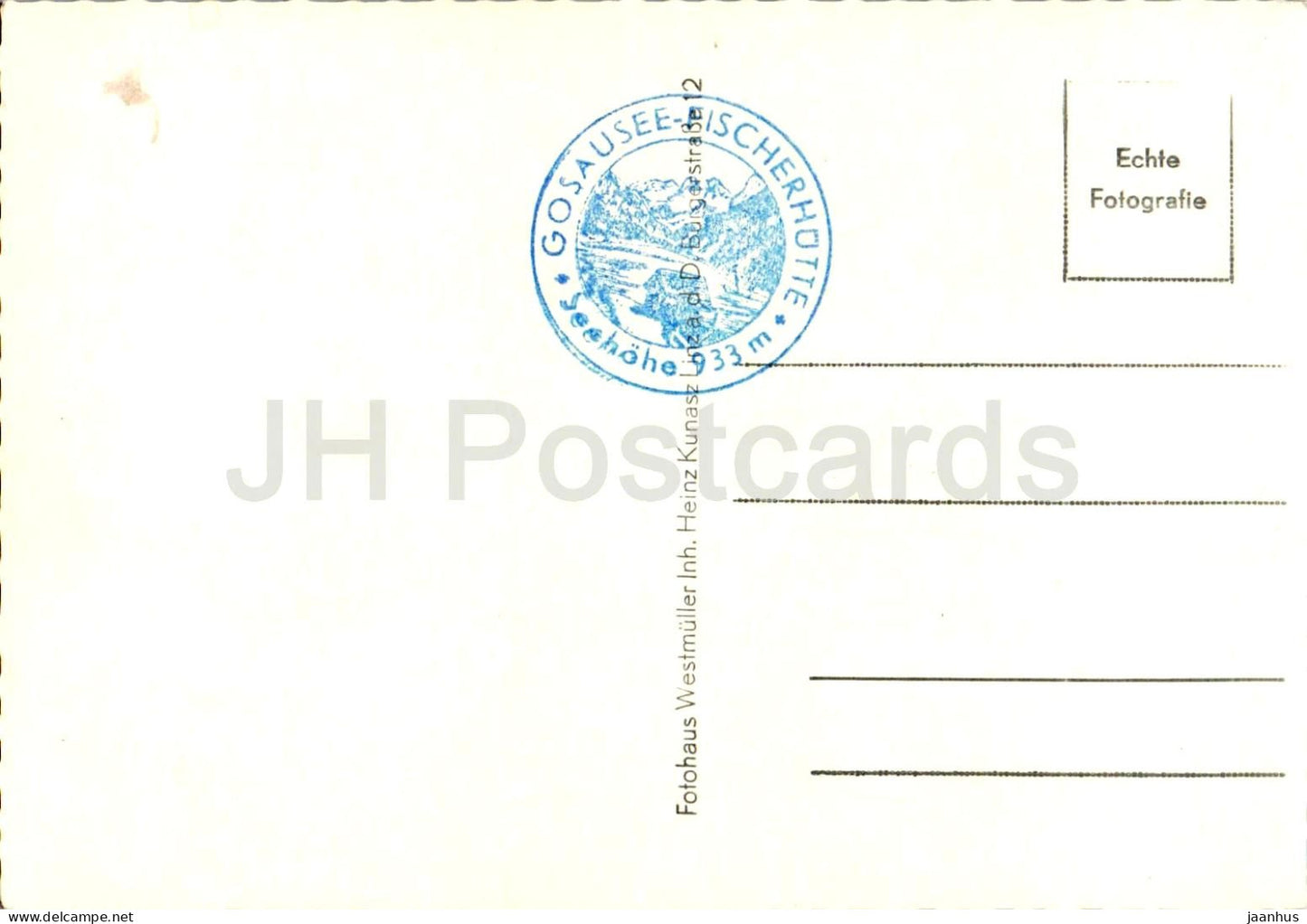 Salutations du Gosausee - Gosau - Dachstein - Gablonzerhutte - Gosaukamm - vues multiples - vieille carte postale - Autriche - non utilisée
