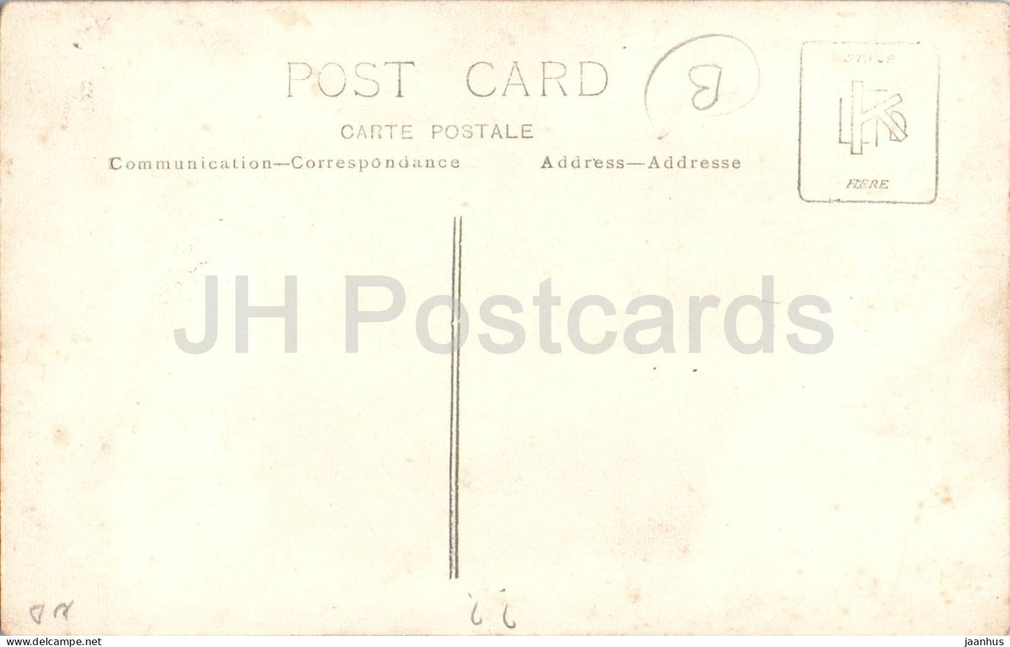 Scène de pont industriel - probablement Anvers ou Gand ? - carte postale ancienne - Belgique - non utilisée