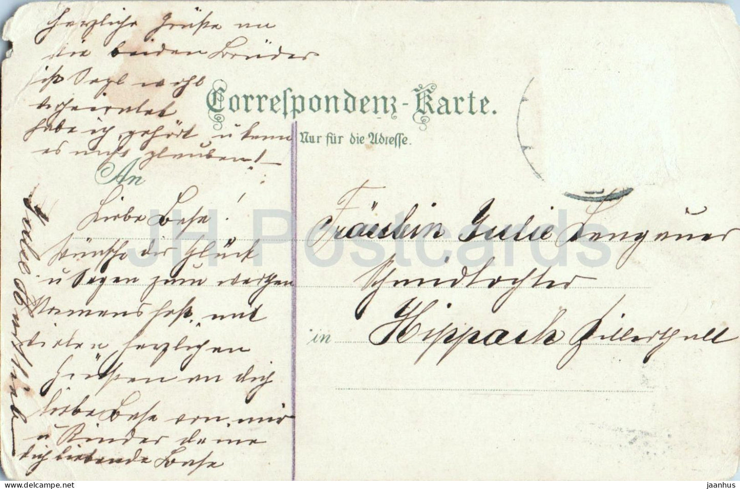 Andenken an Bockstein Gastein - old postcard - Austria - used