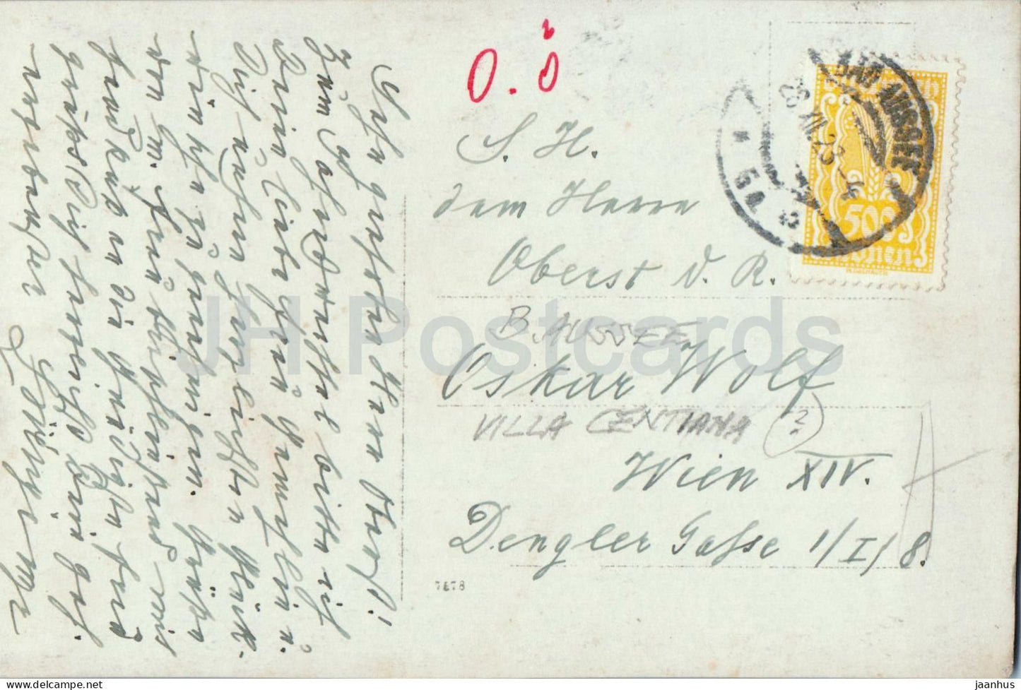 Bad Aussee - Villa Gentiana 1888 - Losslpromenade - 7673 - photo - old postcard - 1923 - Austria - used