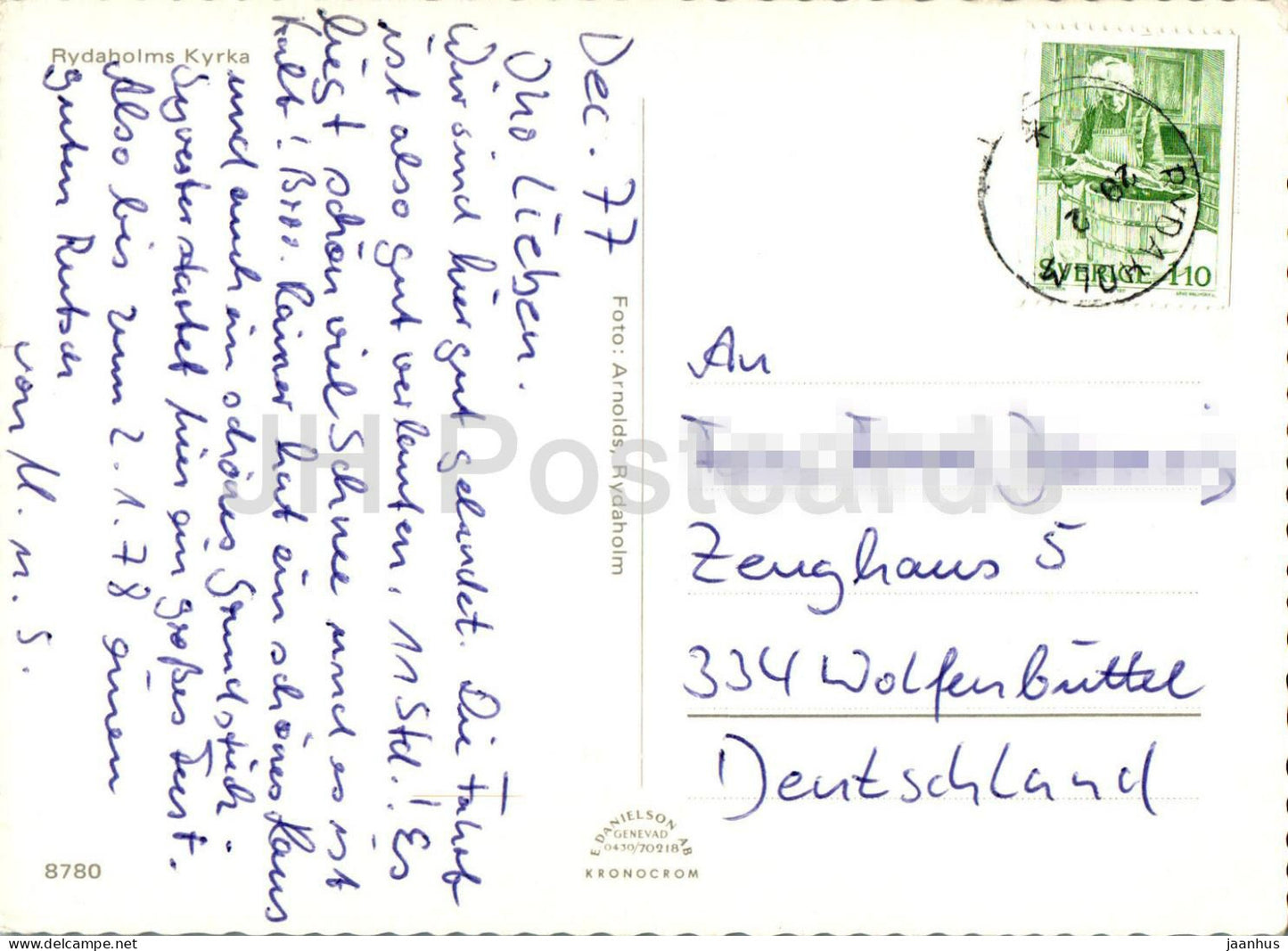 Rydaholms Kyrka - Rydaholm - church - 8780 - 1977 - Sweden - used