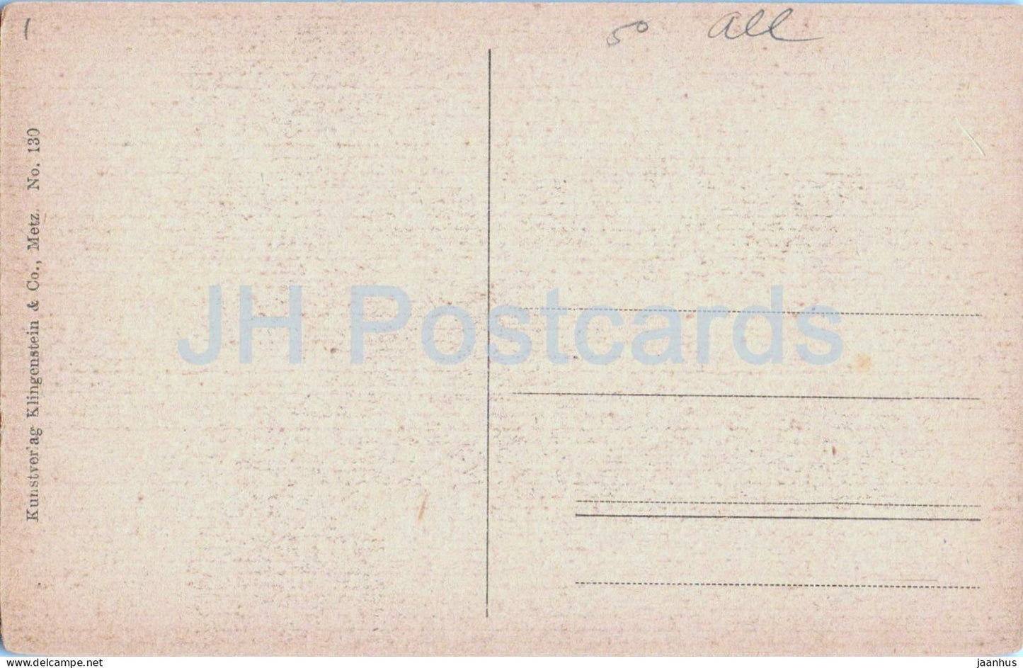 Metz Panorama - city view - cathedral - architecture - No. 130 - old postcard - France - unused