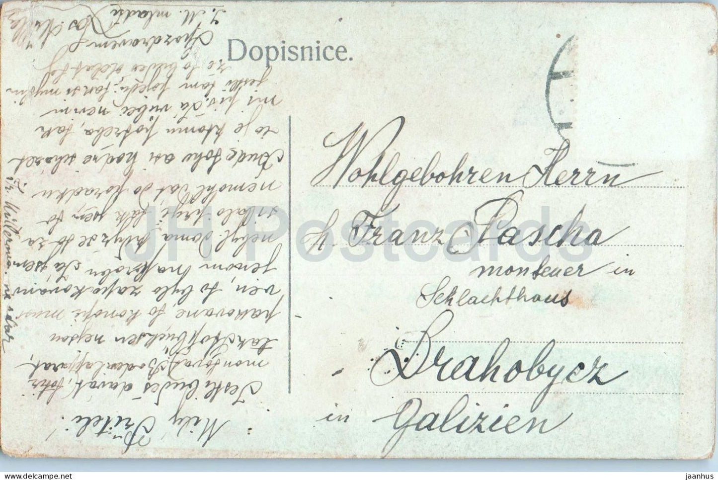 Praha - Prague - Riegrovo nabrezi - Narodni divadlo - National Theatre - old postcard - Czech Republic - used