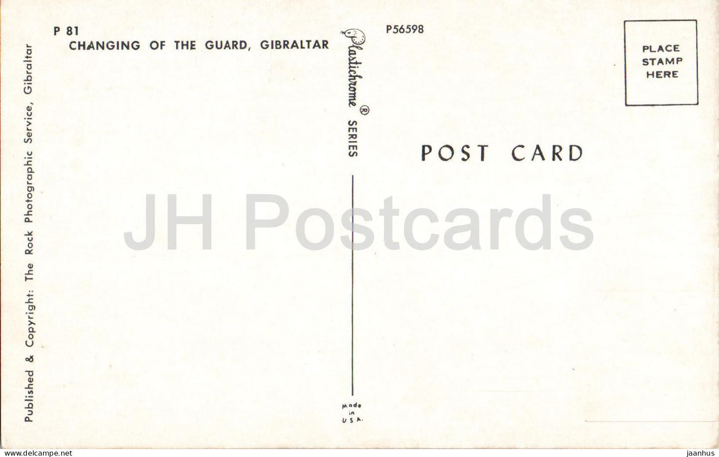 Gibraltar - Relève de la garde - cérémonie de la fanfare militaire - P 81 - Gibraltar - neuf