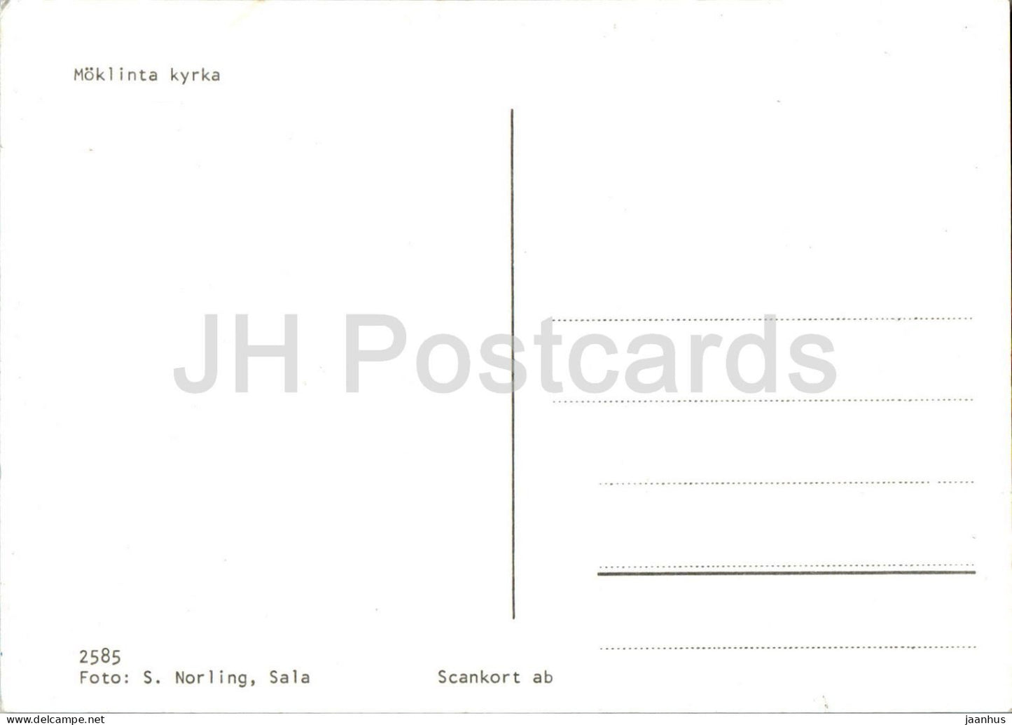 Moklinta Kyrka - interior - church - Sweden - unused