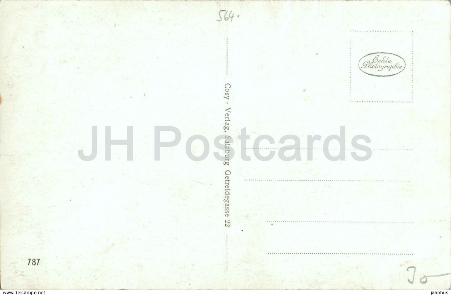 Nassfeldertal m. Schareck 3131 m u. Schleierfall b. Badgastein - 787 - carte postale ancienne - Autriche - inutilisée