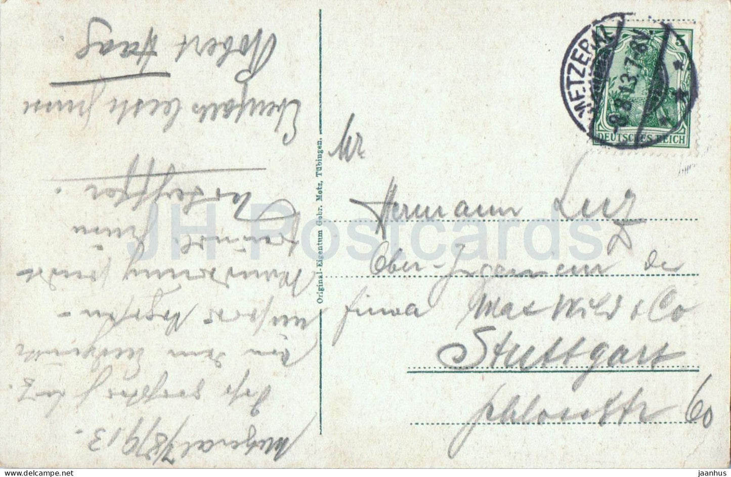 Schlucht - Kamelfelsen - Le Chameau - mountains - rocks - old postcard - 1913 - France - used