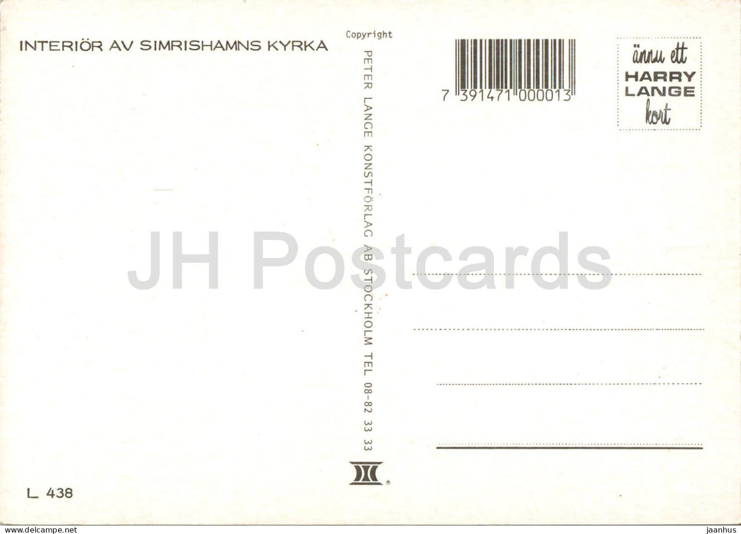 Interior Av Simrishamns Kyrka - Simrishamn - church - 438 - Sweden - unused