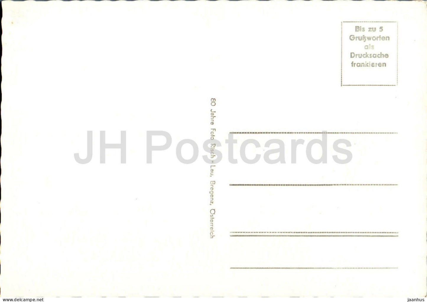 Golmerbahn Bergstation gegen Sulzfluh u. Drei Turme station - people alpine peaks 9743 - old postcard - Austria - unused