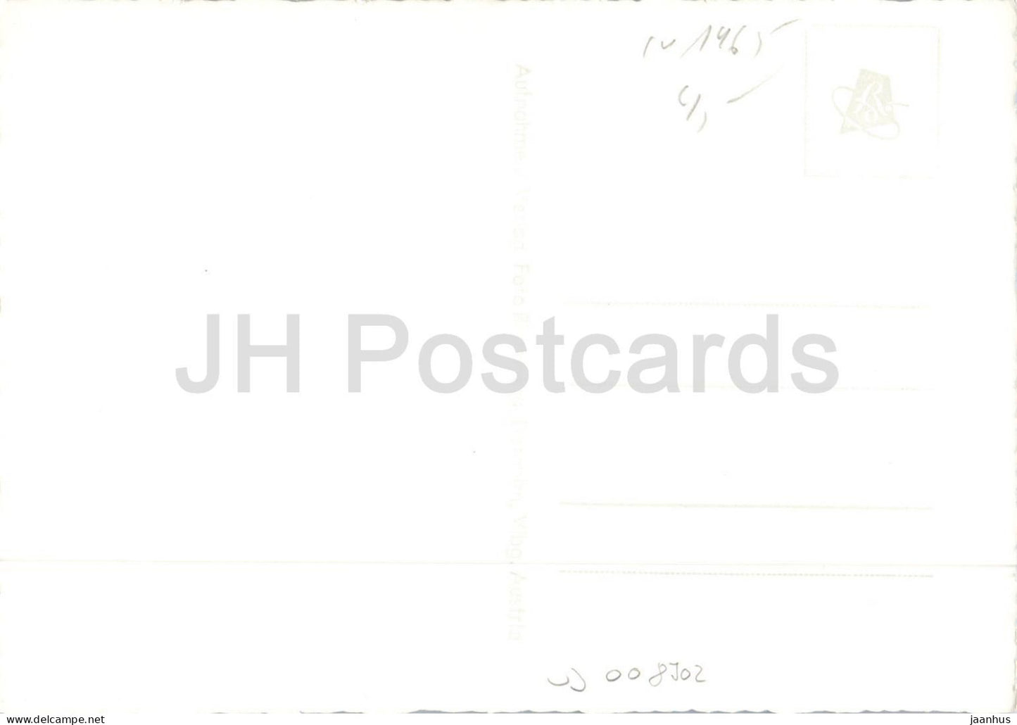Seefeld, Tirol, 1180 m – Winteransicht – Dorf – Kirche – Berge – Mehransicht – alte Postkarte – Österreich – unbenutzt