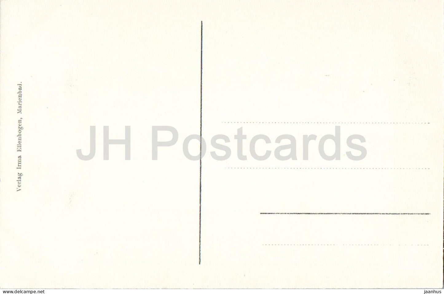 Marienbad - panorama - Marianske Lazne - carte postale ancienne - République tchèque - non utilisée