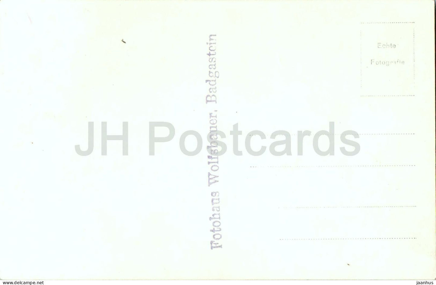 Bad Gastein - Winter Seilbahn - mountains - ski lift - old postcard - Austria - unused