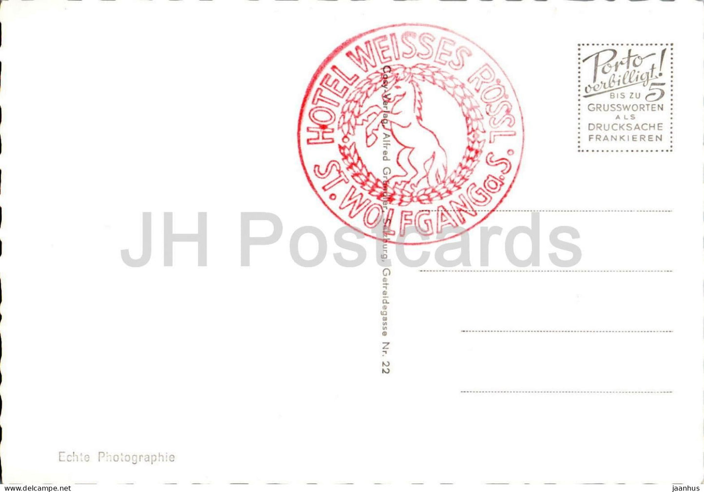 Der Wolfgangsee - St Gilgen - St Wolfgang - Strobl Promenade - multiview - 125 - old postcard - Austria - unused