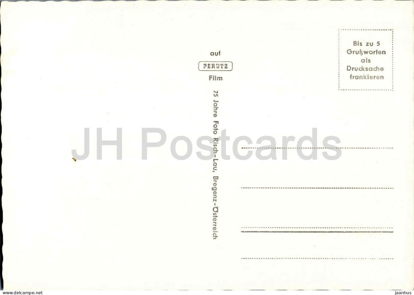 Lech a. A. 1450 m mit Karhorn 2416 m - alpine village - mountain panorama Arlberg 6984 - old postcard - Austria - unused